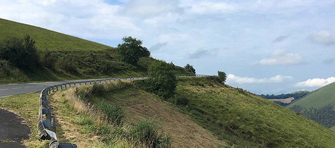 A lovely view from the road in France