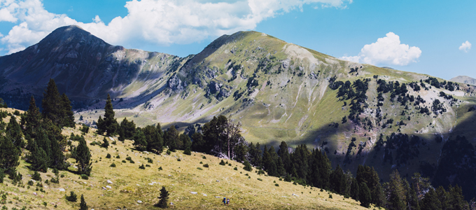 View of the Pyrenees