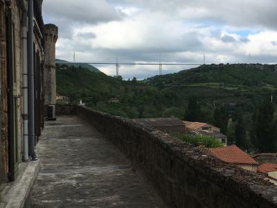 Millau bridge from our chateau