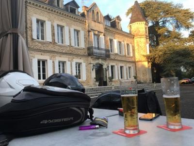 Chateau - well earned cold beer