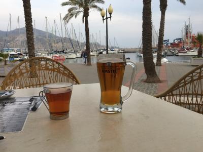 Beer & tea in Cartegena