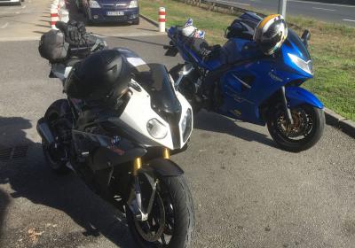 loaded bikes, France